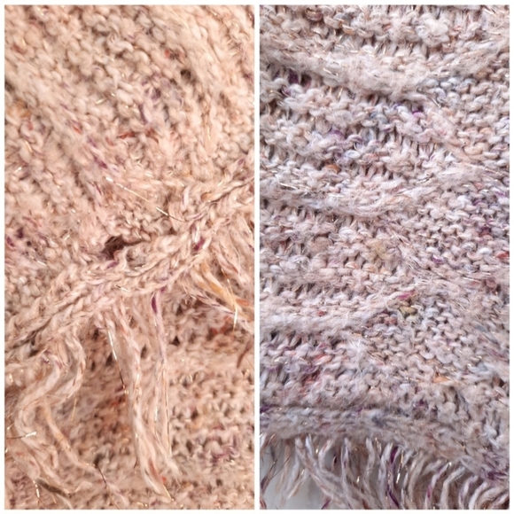 89th & Madison Petite Cream Neutral Tassel Sweater - Picture 4 of 4